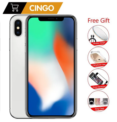 Original Apple iPhone X 3GB RAM 64GB 256GB ROM 5.8" iOS Hexa core 12.0MP Unlocked  LTE Mobile Phone iphonex iphone x