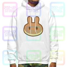 Load image into Gallery viewer, Pancakeswap Logo Cake Crypto Merch Currency Hodl Trader Hoodie Sweatshirts Hoodies Trendy Natural
