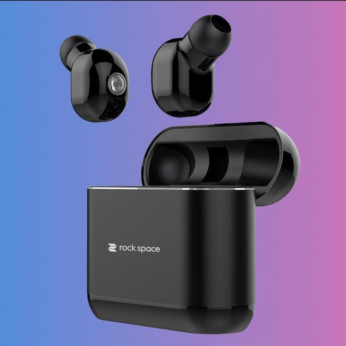 ROCKSPACE TWS Wireless Earbuds V5.0 Bluetooth Earphone Headset Deep Bass Stereo 3D Sound  SweatProof Sports Earphones Headset - Bán Cà Chua