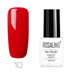 ROSALIND Gel Polish Set All For Manicure Semi Permanent Vernis top coat UV LED Gel Varnish Soak Off Nail Art Gel Nail Polish - Bán Cà Chua