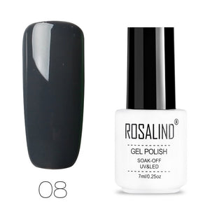 ROSALIND Gel Polish Set All For Manicure Semi Permanent Vernis top coat UV LED Gel Varnish Soak Off Nail Art Gel Nail Polish - Bán Cà Chua