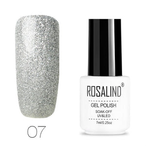 ROSALIND Gel Polish Set All For Manicure Semi Permanent Vernis top coat UV LED Gel Varnish Soak Off Nail Art Gel Nail Polish - Bán Cà Chua