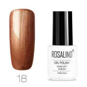 ROSALIND Gel Polish Set All For Manicure Semi Permanent Vernis top coat UV LED Gel Varnish Soak Off Nail Art Gel Nail Polish - Bán Cà Chua