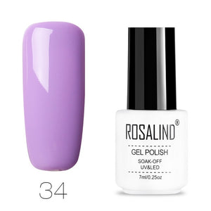 ROSALIND Gel Polish Set All For Manicure Semi Permanent Vernis top coat UV LED Gel Varnish Soak Off Nail Art Gel Nail Polish - Bán Cà Chua