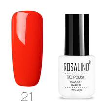 Load image into Gallery viewer, ROSALIND Gel Polish Set All For Manicure Semi Permanent Vernis top coat UV LED Gel Varnish Soak Off Nail Art Gel Nail Polish - Bán Cà Chua