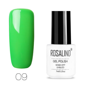 ROSALIND Gel Polish Set All For Manicure Semi Permanent Vernis top coat UV LED Gel Varnish Soak Off Nail Art Gel Nail Polish - Bán Cà Chua