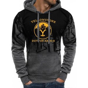 TV Show Y-Yellowstones Printed Hoodies  Hooded Sweatshirts Print Casual Sweatshirts Unisex Jacket