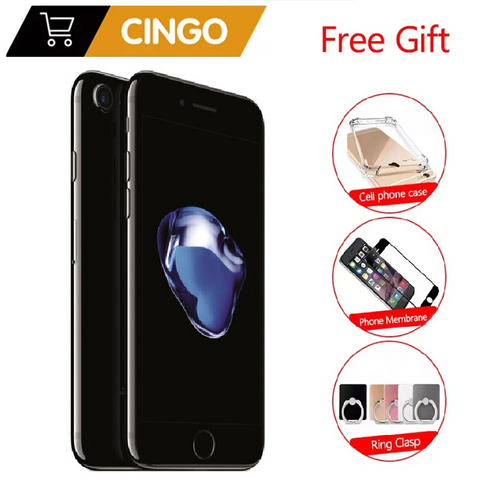 Unlocked Apple iPhone 7 4G LTE Cell Phone 32/128GB/256GB IOS 12.0MP Camera Quad-Core Fingerprint 12MP iphone7