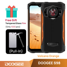 Load image into Gallery viewer, World Premiere DOOGEE S98 Rugged Phone 6.3&quot;LCD FHD Display Dial Rear G96 Octa Core 8+256GB 64MP Camera SmartPhone 6000mAh Phone