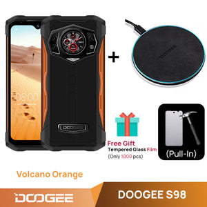 World Premiere DOOGEE S98 Rugged Phone 6.3&quot;LCD FHD Display Dial Rear G96 Octa Core 8+256GB 64MP Camera SmartPhone 6000mAh Phone