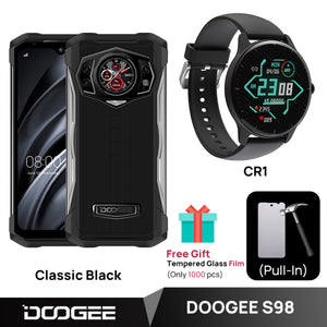 World Premiere DOOGEE S98 Rugged Phone 6.3&quot;LCD FHD Display Dial Rear G96 Octa Core 8+256GB 64MP Camera SmartPhone 6000mAh Phone