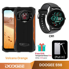 Load image into Gallery viewer, World Premiere DOOGEE S98 Rugged Phone 6.3&quot;LCD FHD Display Dial Rear G96 Octa Core 8+256GB 64MP Camera SmartPhone 6000mAh Phone
