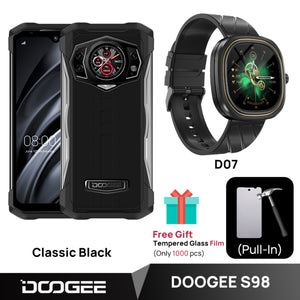 World Premiere DOOGEE S98 Rugged Phone 6.3&quot;LCD FHD Display Dial Rear G96 Octa Core 8+256GB 64MP Camera SmartPhone 6000mAh Phone