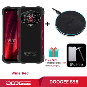 World Premiere DOOGEE S98 Rugged Phone 6.3&quot;LCD FHD Display Dial Rear G96 Octa Core 8+256GB 64MP Camera SmartPhone 6000mAh Phone