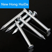 Load image into Gallery viewer, flat head Concrete nails Hardened Fluted Tiling High Strength Concrete Steel Nails M1.6 M2 M3 M4 M5 - Bán Cà Chua