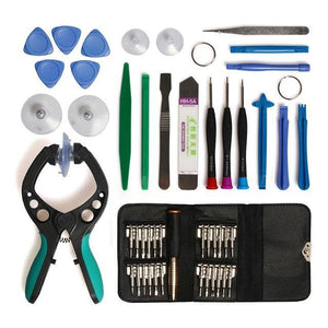 Jelbo 45 in 1 Mobile Phone Repair Tool Screwdriver Repair Tool Set LCD Screen Opening Plier Suction Cup for IPhone iPad Samsung - Bán Cà Chua