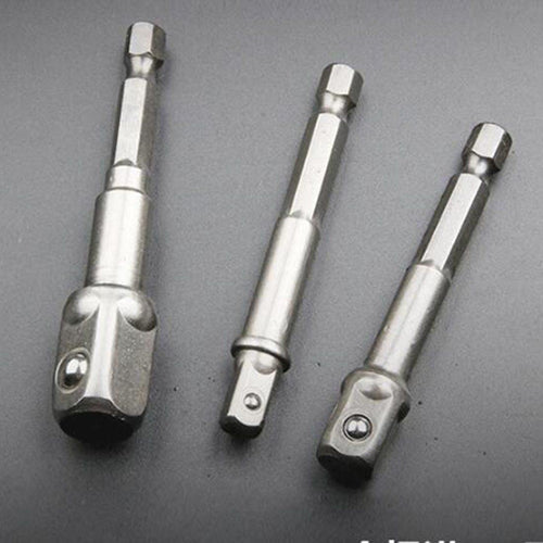 1pcs Chrome Vanadium Steel Socket Adapter Hex Shank to 1/4
