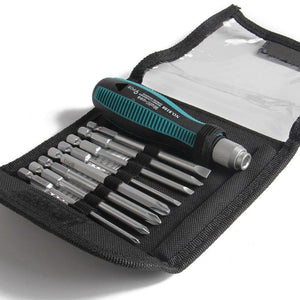 9 Pcs 1/4" 6.35mm Slotted Screwdrivers Phillips With Magnetic Self-locking Metric Hand Tool Set - Bán Cà Chua