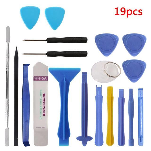 Hand Tool Set 3pcs/19pcs Repair Tool Kit Opening Tool Metal Pry Bar Smartphone Screen Disassemble Tools for iPhone Tablet PC - Bán Cà Chua