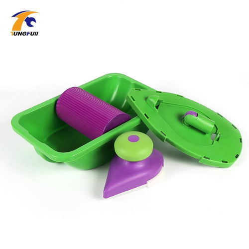 Tungfull 4pcs Sponge Point And Paint Roller Tray Set Household Painting Brush Decorative Tool APJ For Home Painting Decorating - Bán Cà Chua