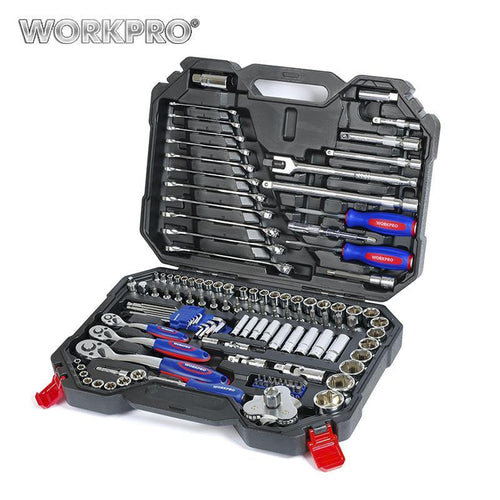 WORKPRO 123PC Tool Set Hand Tools for Car Repair Ratchet Spanner Wrench  Socket Set Professional Car Repair Tool Kits - Bán Cà Chua