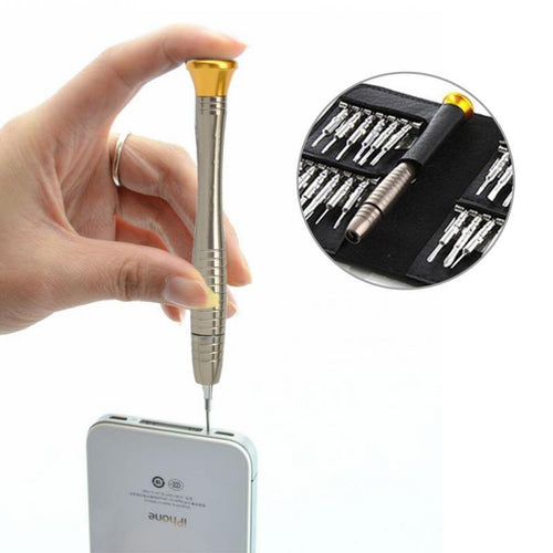Hot Sale 25 in 1 Precision Screwdriver Set Wallet Repair Tool Sets Multi Tools For Electronics PC Laptop Cellphone - Bán Cà Chua
